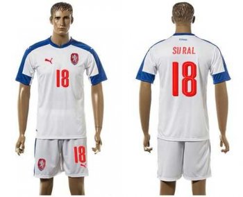 Czech #18 Sural Away Soccer Country Jersey