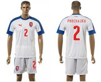 Czech #2 Prochazka Away Soccer Country Jersey