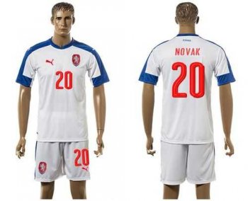 Czech #20 Novak Away Soccer Country Jersey