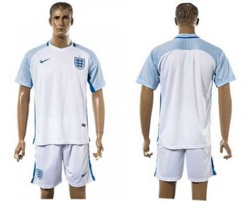 England Blank Home Soccer Country Jersey