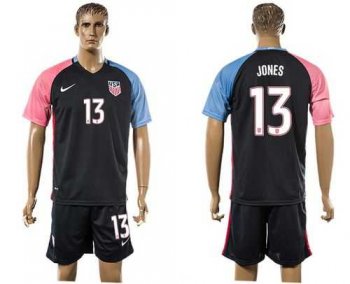 USA #13 Jones Away Soccer Country Jersey