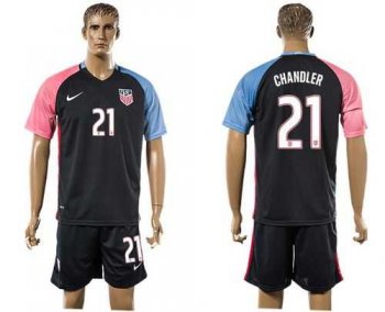 USA #21 Chandler Away Soccer Country Jersey