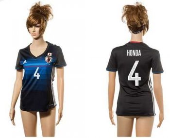 Women's Japan #4 Honad Home Soccer Country Jersey