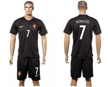 Portugal #7 Ronaldo SEC Away Soccer Country Jersey