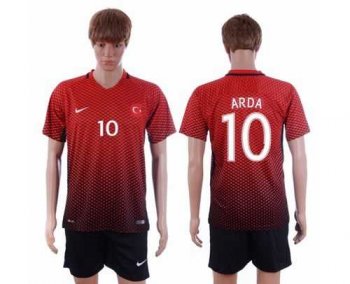 Turkey #10 Arda Home Soccer Country Jersey