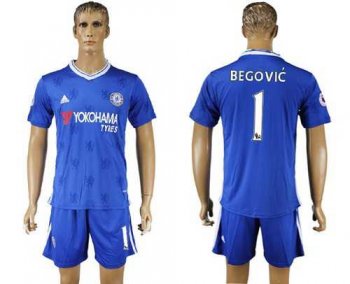 Chelsea #1 Begovic Home Soccer Club Jersey