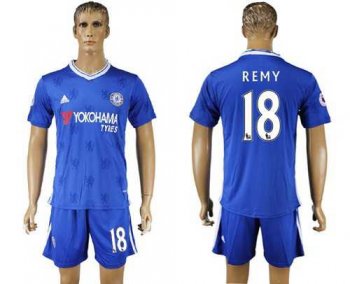 Chelsea #18 Remy Home Soccer Club Jersey