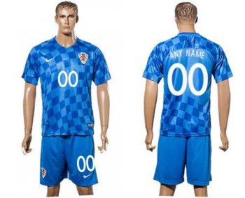 Croatia Personalized Away Soccer Country Jersey