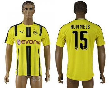 Dortmund #15 Hummels Home Soccer Club Jersey