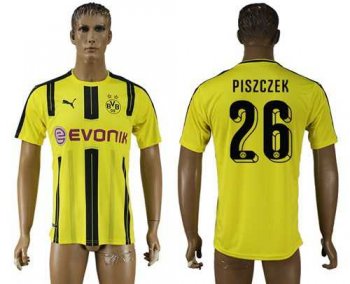 Dortmund #26 Piszczek Home Soccer Club Jersey