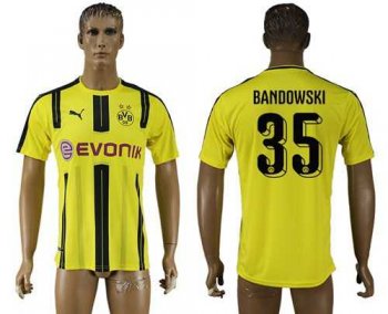 Dortmund #35 Bandowski Home Soccer Club Jersey