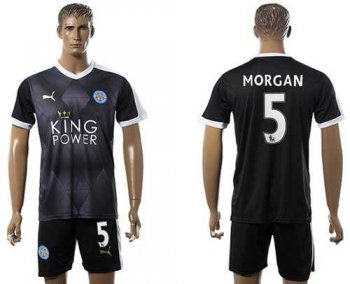 Leicester City #5 Morgan Away Soccer Club Jersey