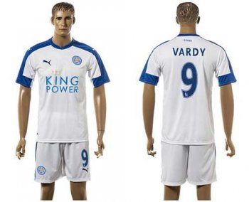 Leicester City #9 Vardy SEC Away Soccer Club Jersey