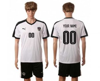 Austria Personalized Away Soccer Country Jersey