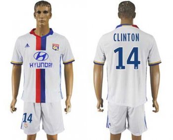 Lyon #14 Clinton Home Soccer Club Jersey