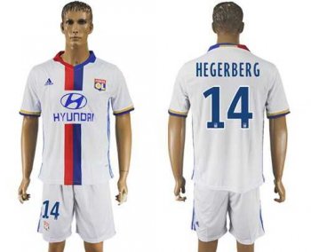 Lyon #14 Hegerberg Home Soccer Club Jersey