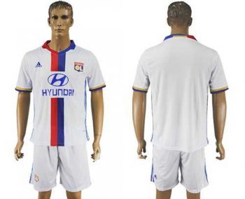 Lyon Blank Home Soccer Club Jersey