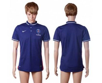 Paris Saint-Germain Blank Home Polo T-shirt