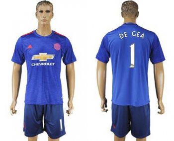 Manchester United #1 De Gea Away Soccer Club Jersey