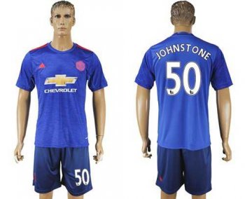 Manchester United #50 Johnstone Away Soccer Club Jersey