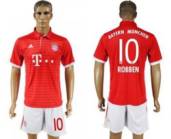 Bayern Munchen #10 Robben Home Soccer Club Jersey