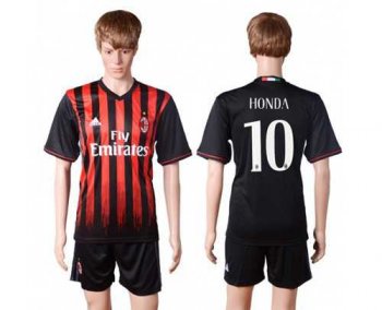 AC Milan #10 Honda Home Soccer Club Jersey