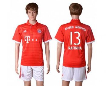 Bayern Munchen #13 Rafinha Home Soccer Club Jersey