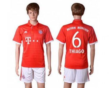 Bayern Munchen #6 Thiago Home Soccer Club Jersey