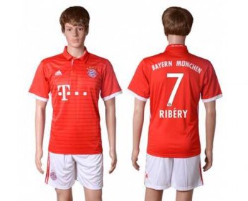 Bayern Munchen #7 Ribery Home Soccer Club Jersey