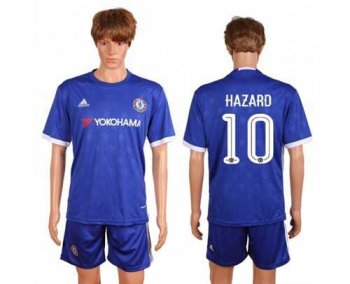 Chelsea #10 Hazard Home Soccer Club Jersey