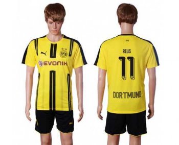 Dortmund #11 Reus Home Soccer Club Jersey