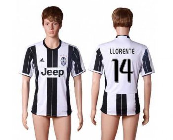 Juventus #14 Llorente Home Soccer Club Jersey