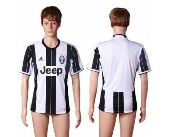 Juventus Blank Home Soccer Club Jersey