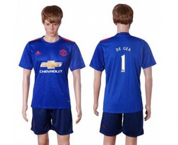 Manchester United #1 De Gea Away Soccer Club Jersey