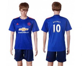 Manchester United #10 Rooney Away Soccer Club Jersey