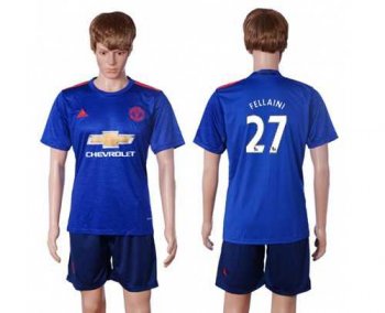 Manchester United #27 Fellaini Away Soccer Club Jersey