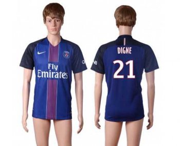 Paris Saint-Germain #21 Digne Home Soccer Club Jersey