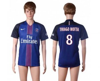 Paris Saint-Germain #8 Thiago Motta Home Soccer Club Jersey