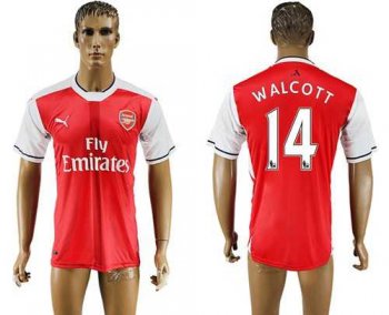 Arsenal #14 Walcott Home Soccer Club Jersey