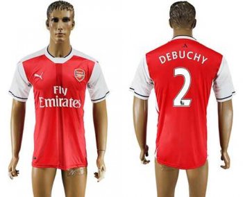 Arsenal #2 Debuchy Home Soccer Club Jersey