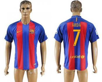 Barcelona #7 Arda Home Soccer Club Jersey