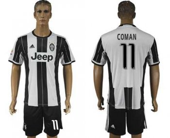 Juventus #11 Coman Home Soccer Club Jersey