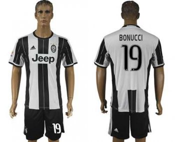 Juventus #19 Bonucci Home Soccer Club Jersey