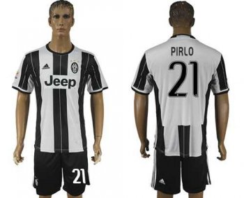 Juventus #21 Pirlo Home Soccer Club Jersey