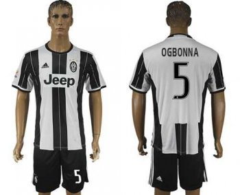 Juventus #5 Ogbonna Home Soccer Club Jersey