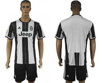 Juventus Blank Home Soccer Club Jersey