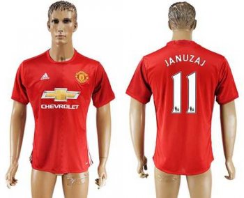 Manchester United #11 Januzaj Red Home Soccer Club Jersey