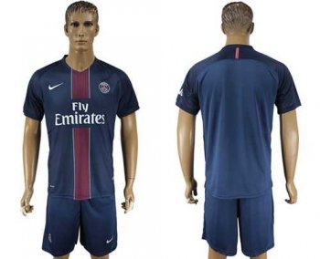 Paris Saint-Germain Blank Home Soccer Club Jersey