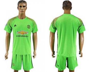 Manchester United Blank Green Soccer Club Jersey