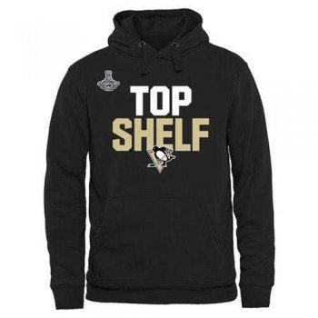 Pittsburgh Penguins Top Shelf 2016 Stanley Cup Champions Pullover Hoodie Black